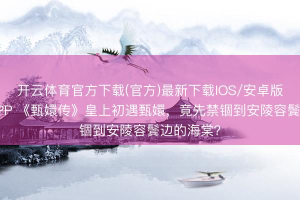 开云体育官方下载(官方)最新下载IOS/安卓版/手机版APP 《甄嬛传》皇上初遇甄嬛，竟先禁锢到安陵容鬓边的海棠？